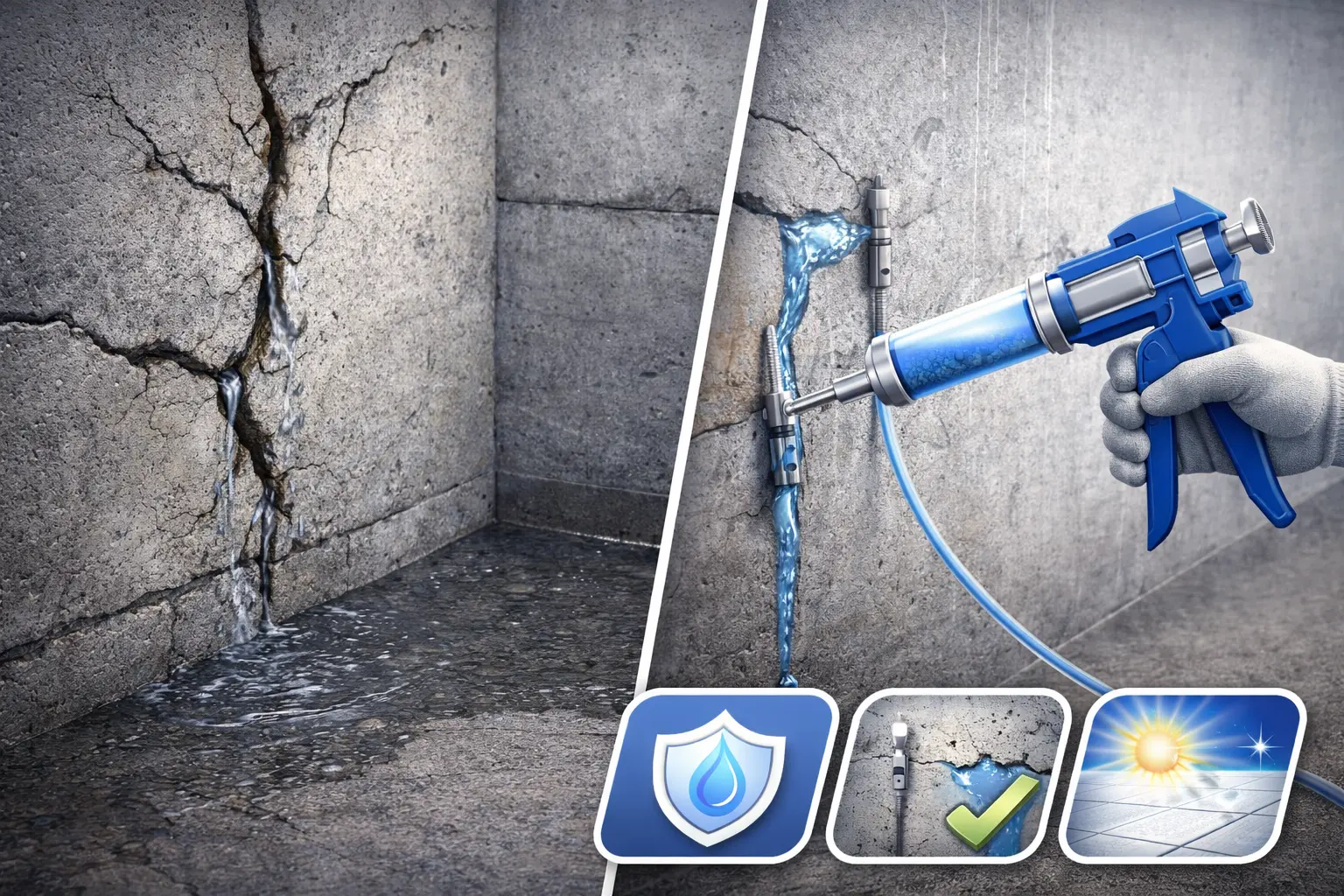 Injection Grouting Waterproofing